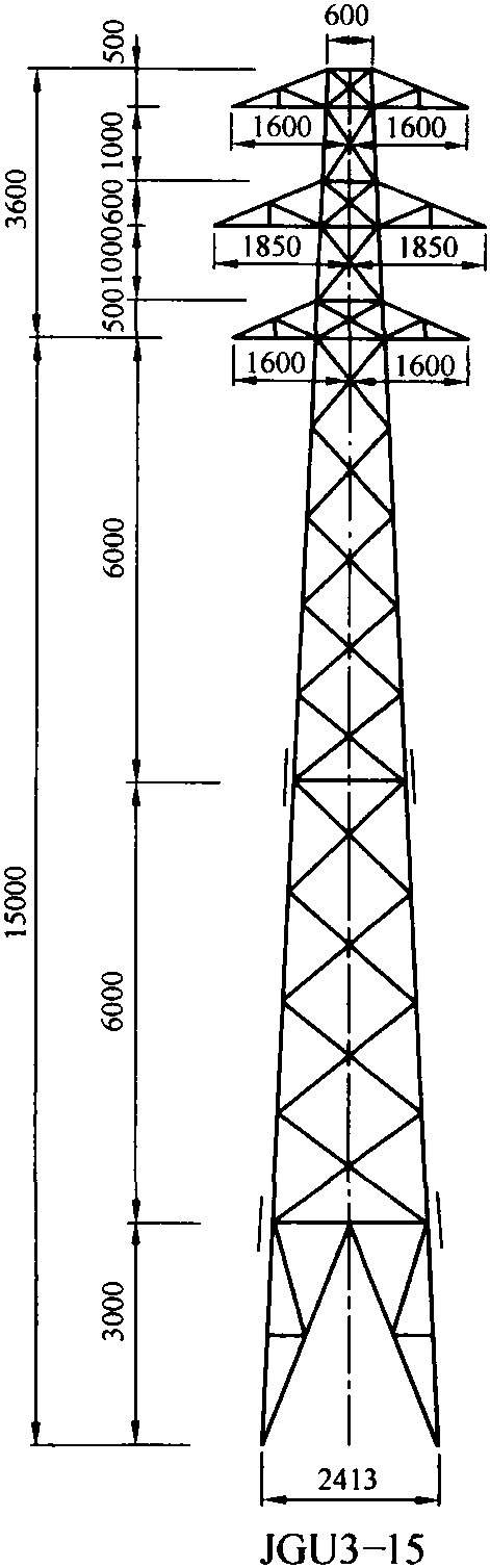 14-66 10kV JGU3轉(zhuǎn)角塔